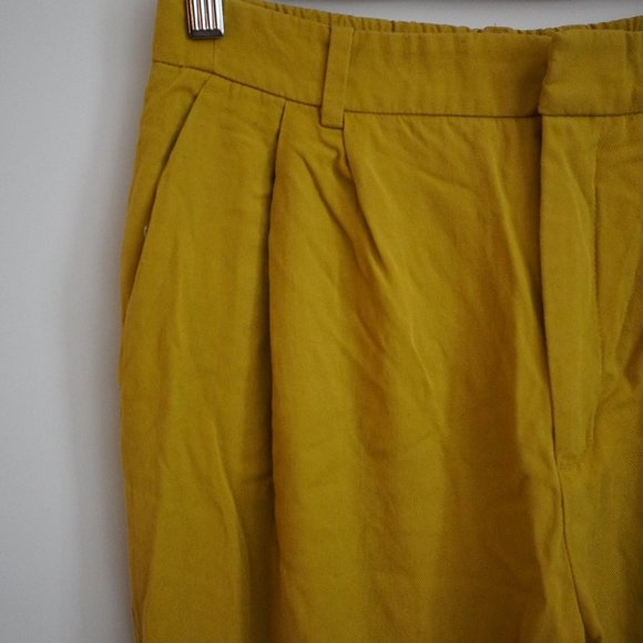 Mustard pants 3/4 Zara - Picture 2 of 11